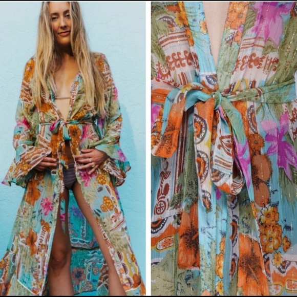 NWT Gypsy Spell Kimono Cover Up - Picture 6 of 13